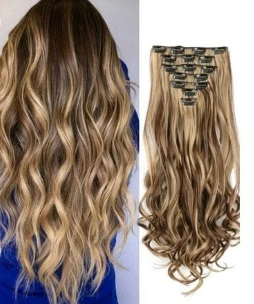26th Avenue Collection 24 Inch Two Tone Blonde Clip In Extension.