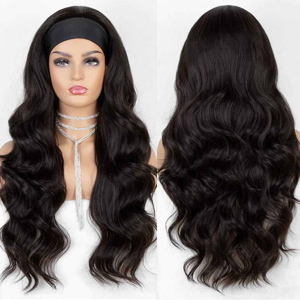 ✨ Heat-Resistant Headband Wig ✨